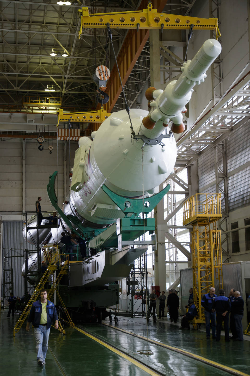 The Soyuz Rocket and Soyuz TMA-16M Spacecraft