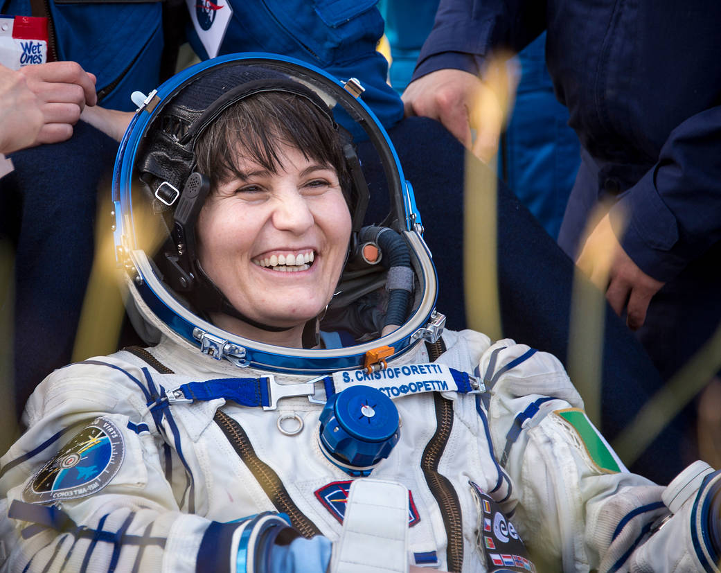 Expedition 43 Italian Astronaut Samantha Cristoforetti