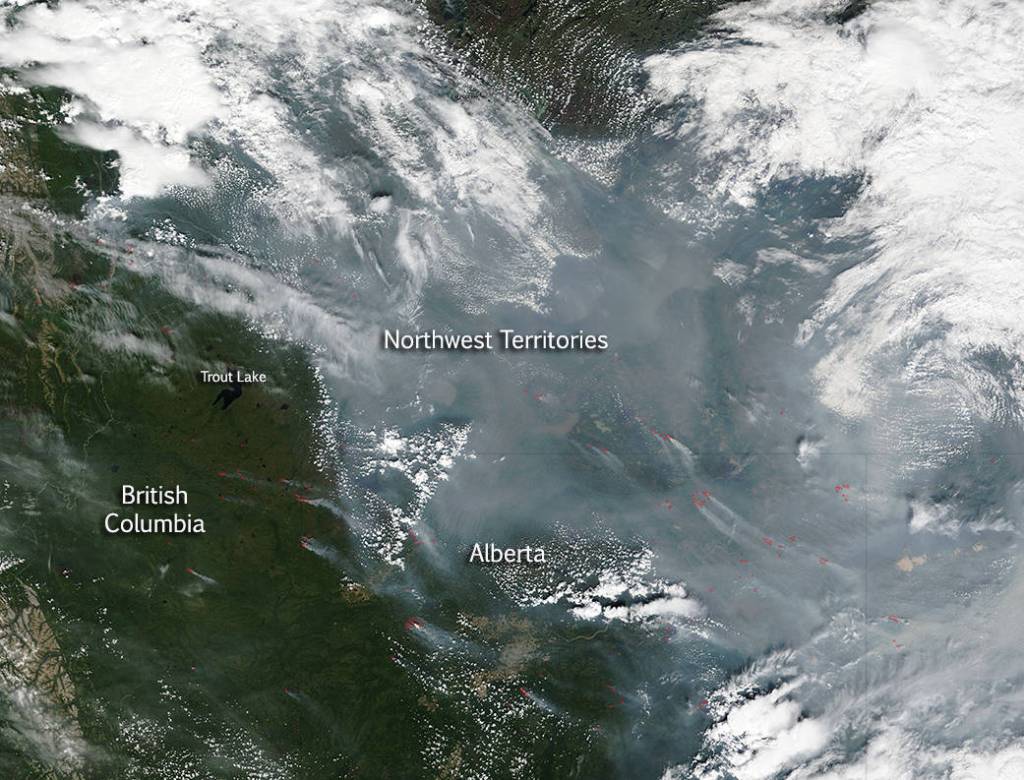 Canadian Wildfires Continue