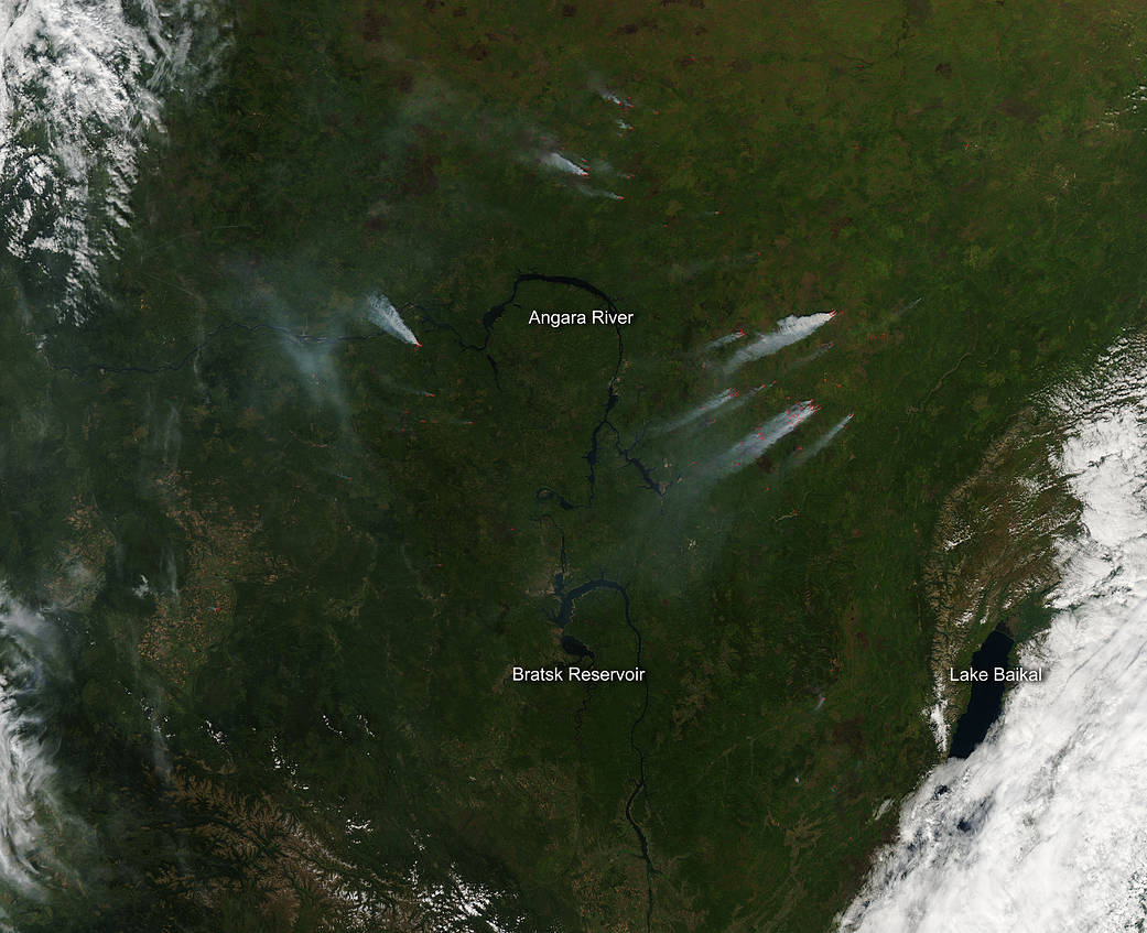 wildfires in Russia