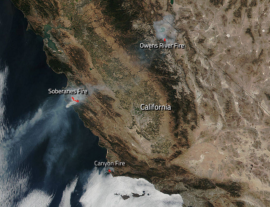 Fires in California