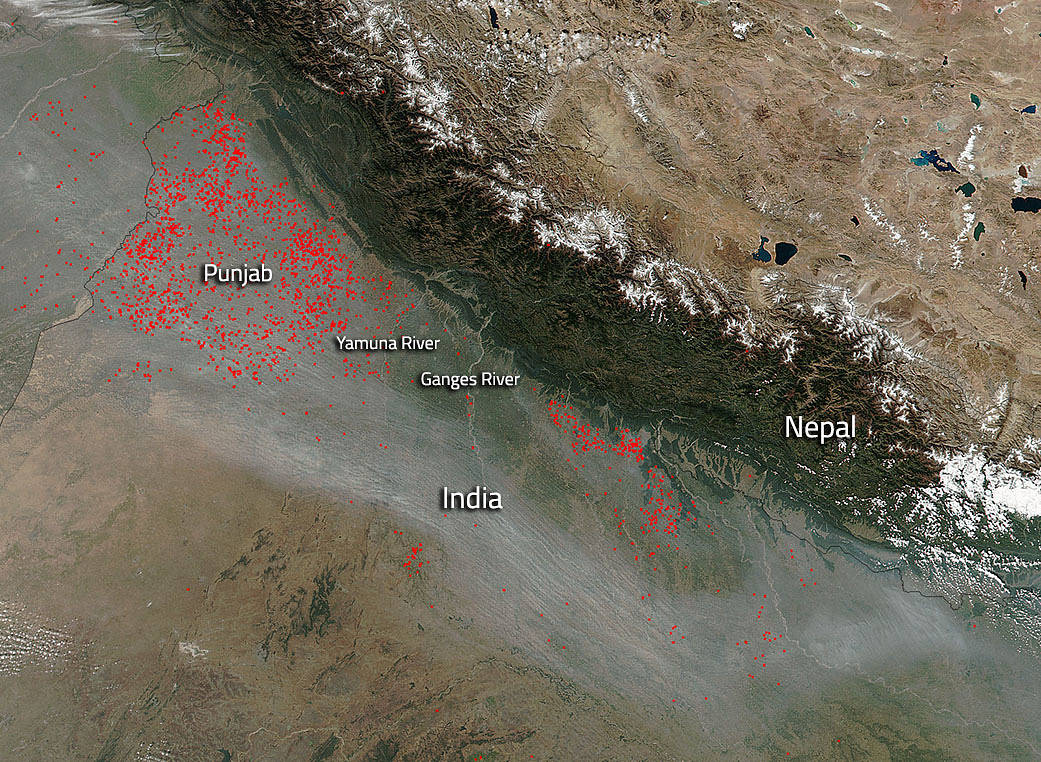 fires in India