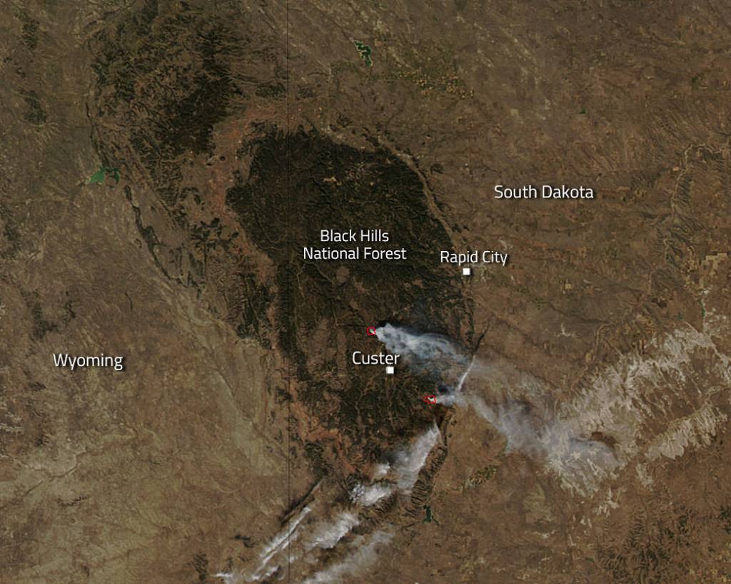 Prescribed Fires Light Up Black Hills in South Dakota