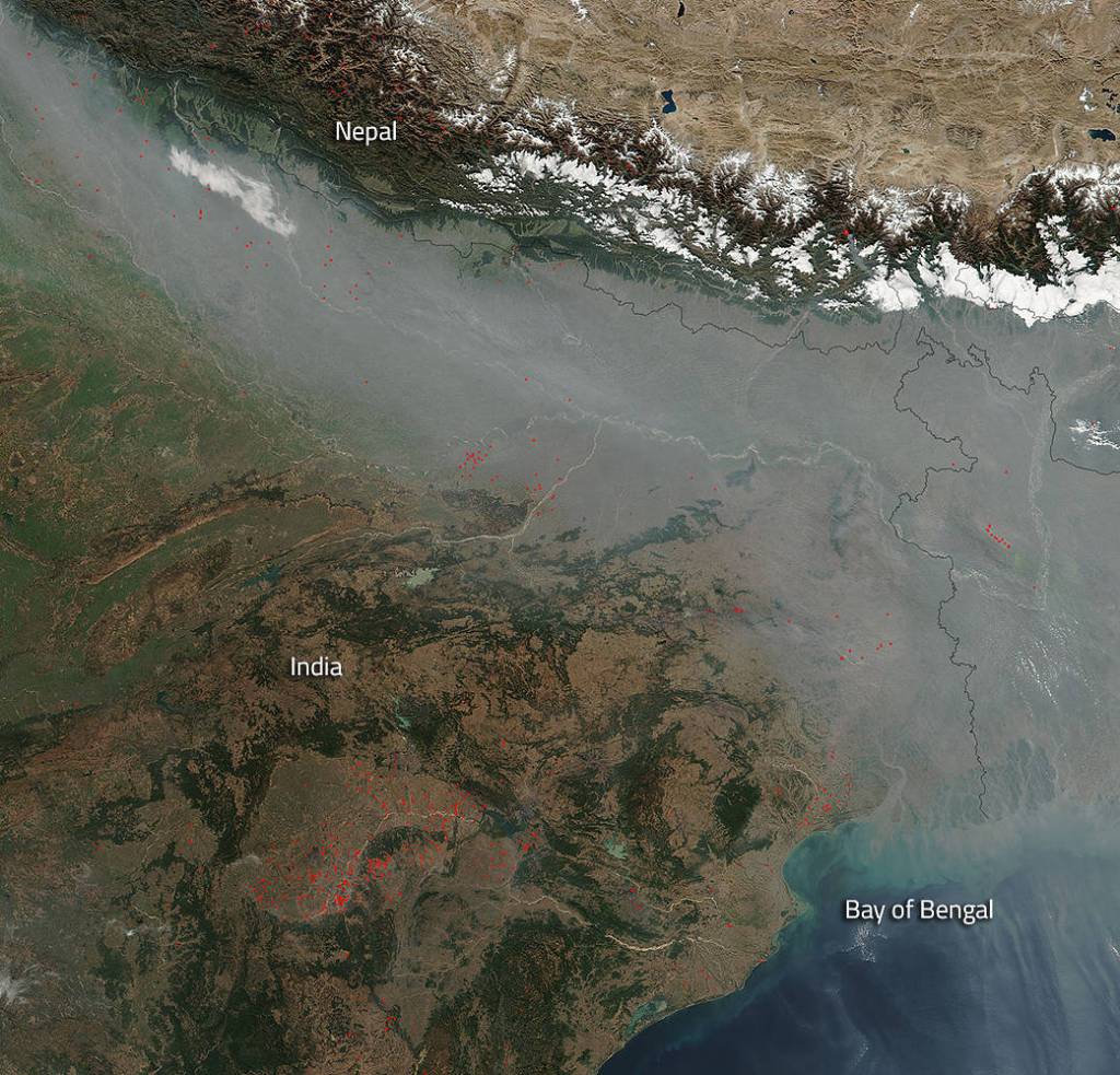 Forest Fire Numbers Rise in India in 2016