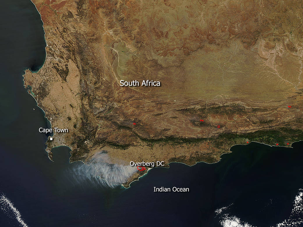 South Africa fires