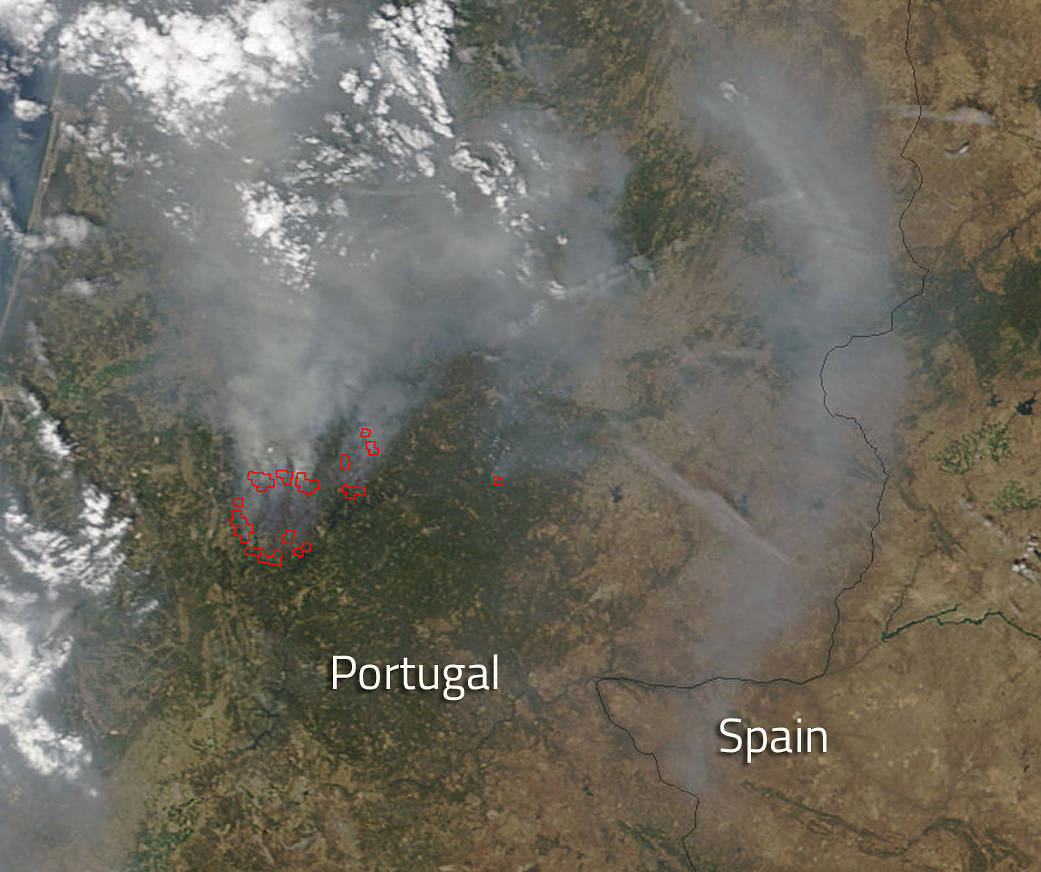fires in Portugal