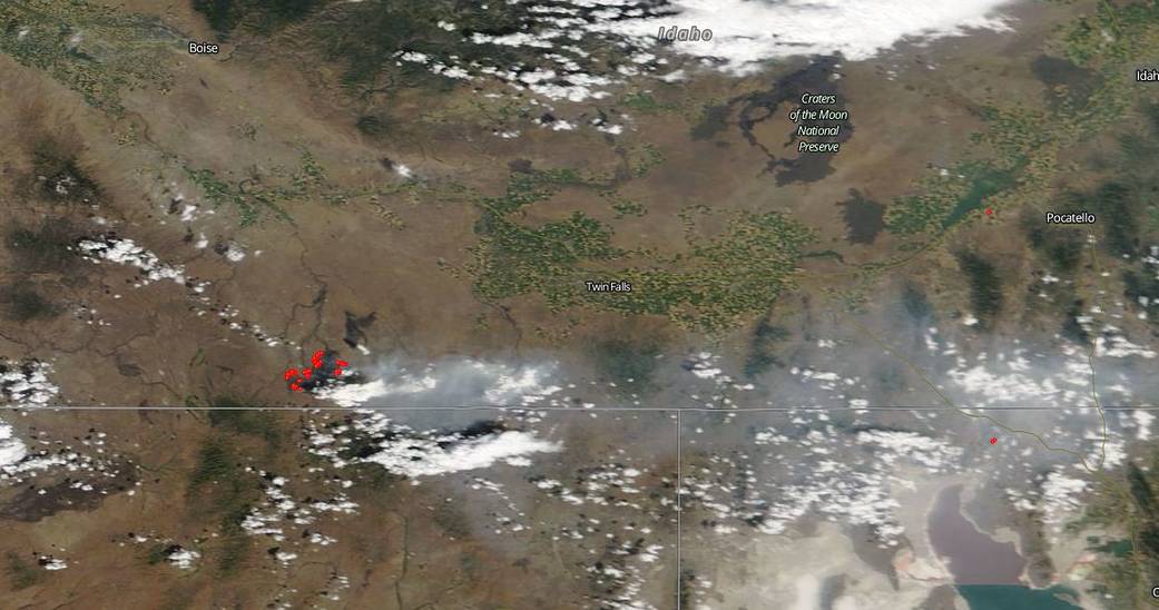 Image of Idaho's Bruneau fire