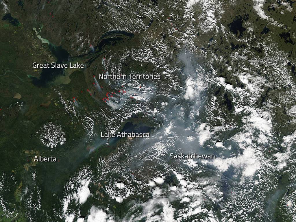 Canada’s Northern Territories Experience Heavy Fire Season
