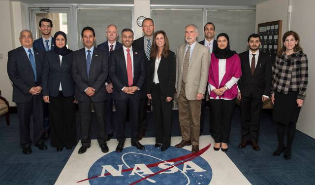 NASA deputy associate administrator meet with delegation