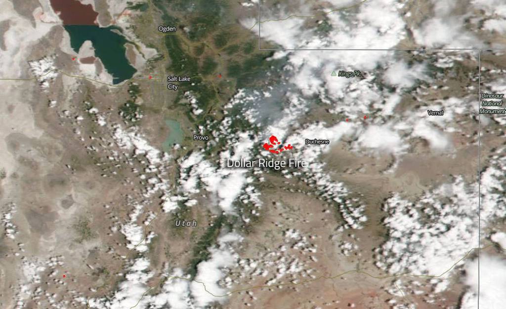Utah’s Dollar Ridge Fire Explodes After July 1 Start
