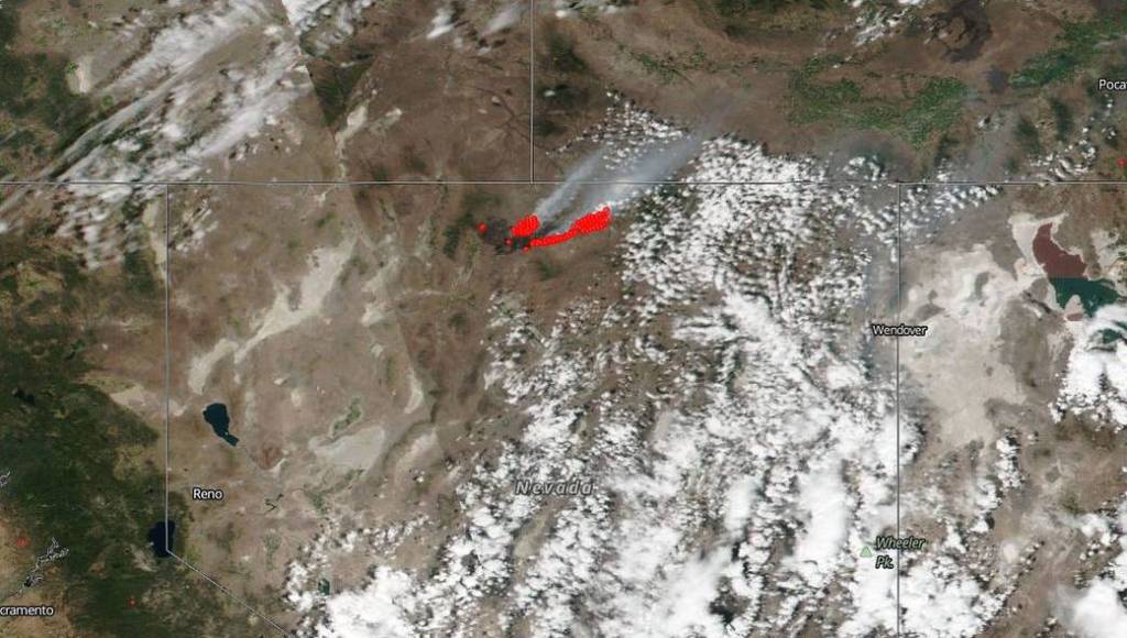 Nevada’s Martin Fire Largest in U.S.