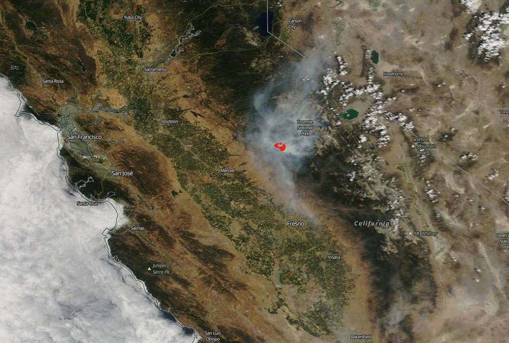 Ferocious Ferguson Fire in California Threatens Mariposa–Again