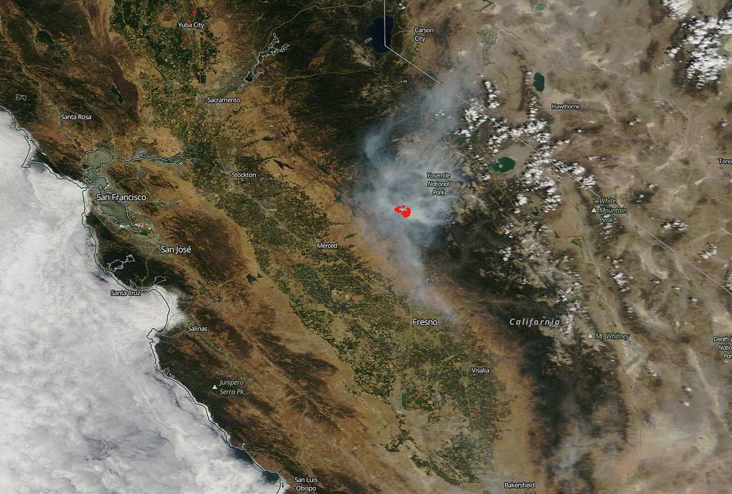 Ferguson Fire in California