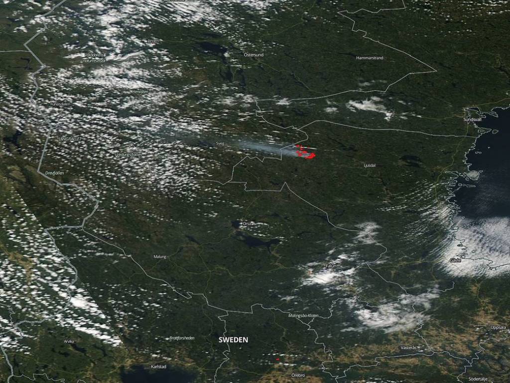 Ongoing Fires in Sweden Quelled by Weekend Rains, Finally