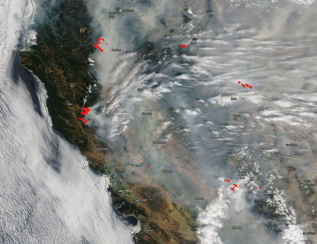 Fires in California