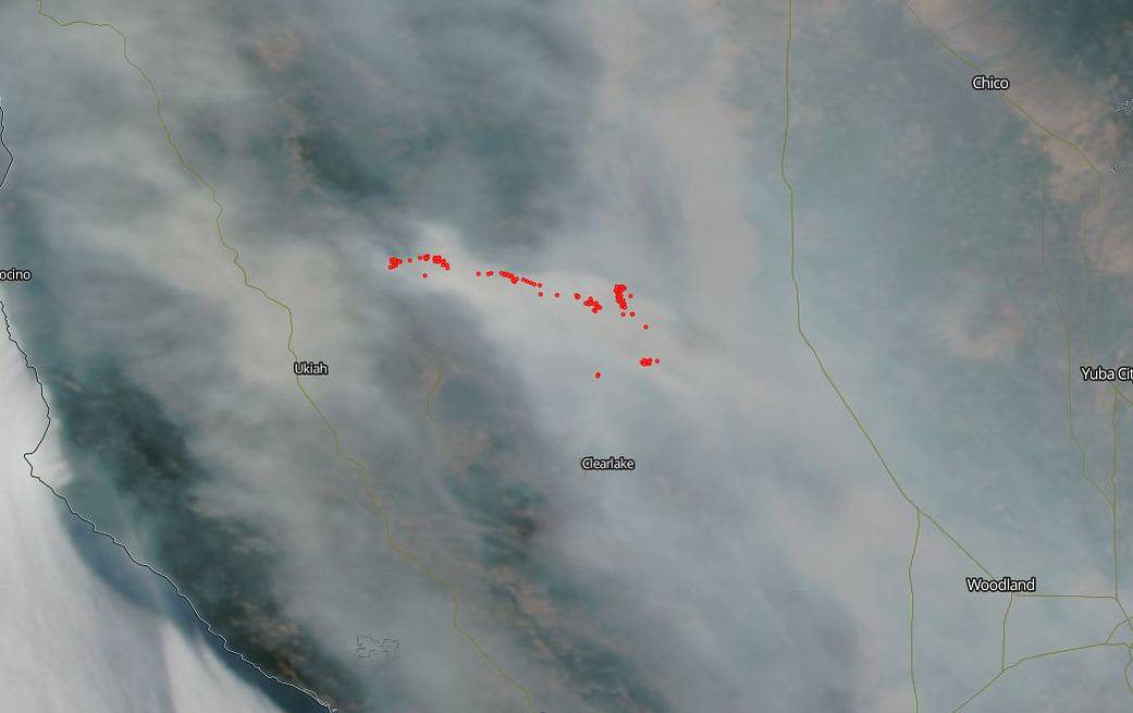 Mendocino Complex of fires