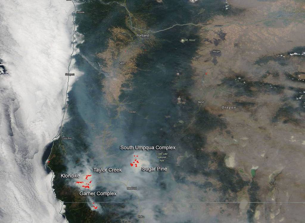 Oregon Has Its Share of Fire Storms