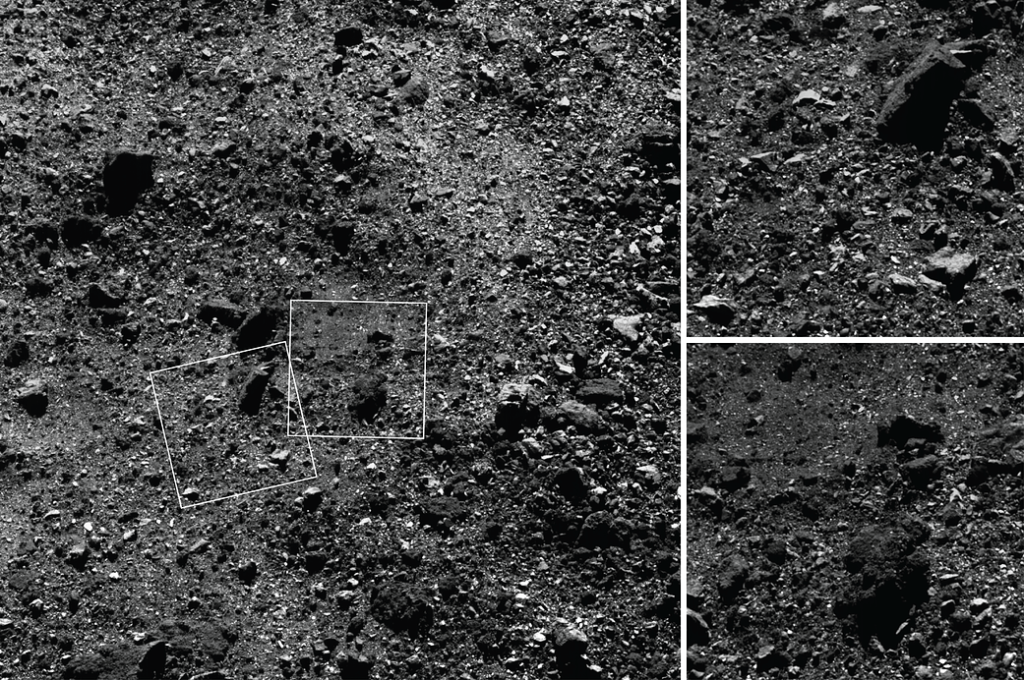 A Region of Bennu’s Northern Hemisphere Close Up