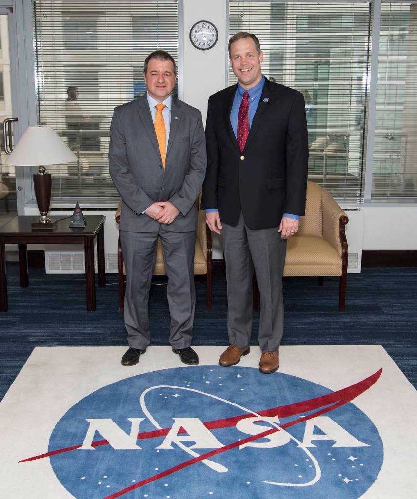 NASA Administrator and Argentine Space Agency Director Meeting