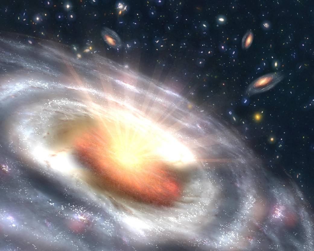 Bursting With Stars and Black Holes