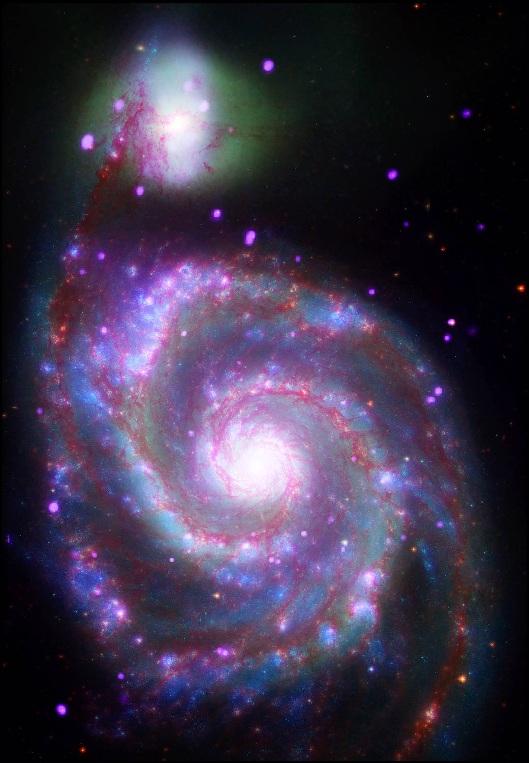 Spiral galaxy like a whirlpool 