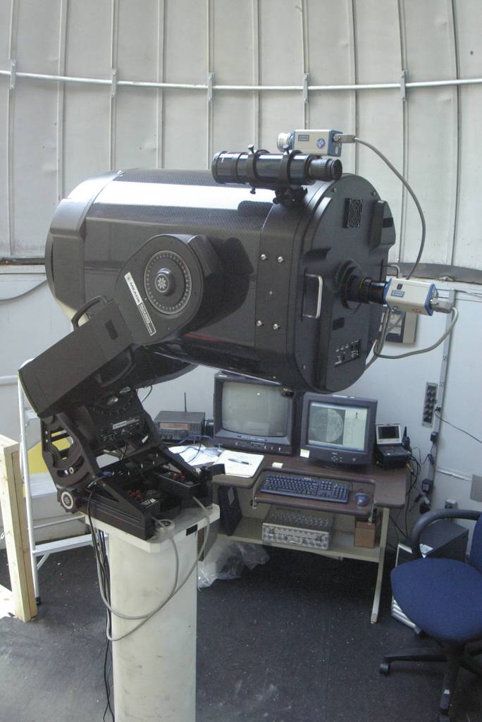 A 14” Schmidt-Cassegrain telescope