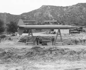 Missile horizonal on range