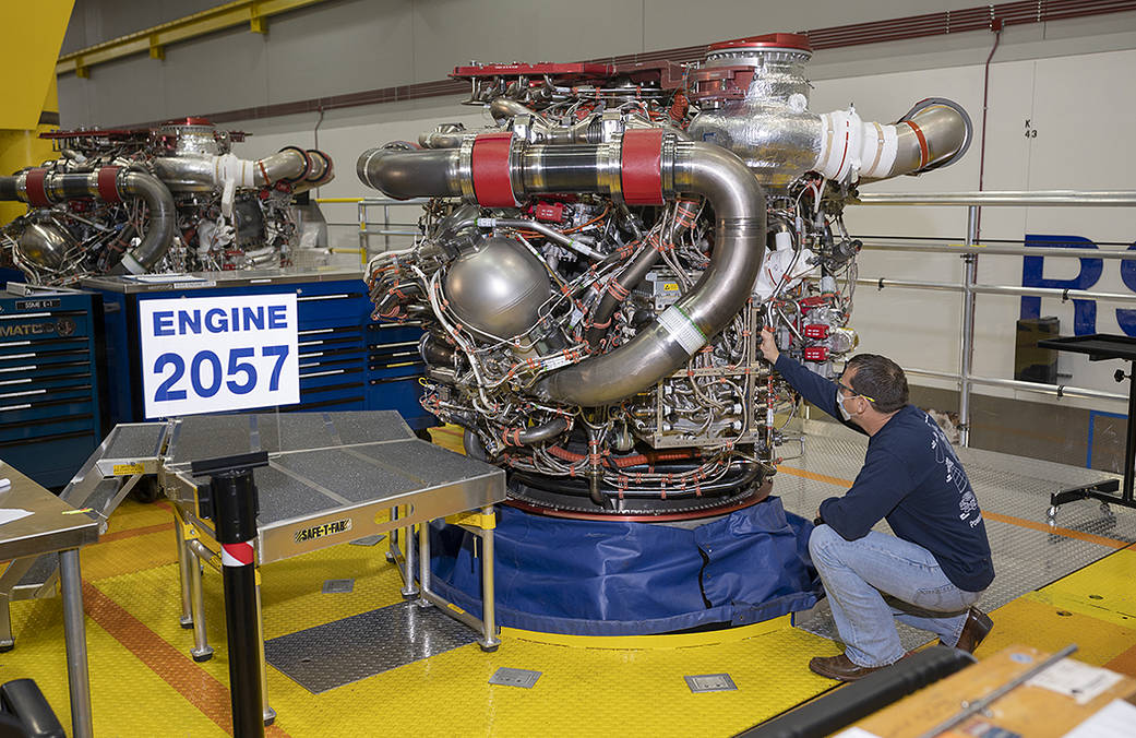 New Space Launch System Engines Being Built for Artemis V