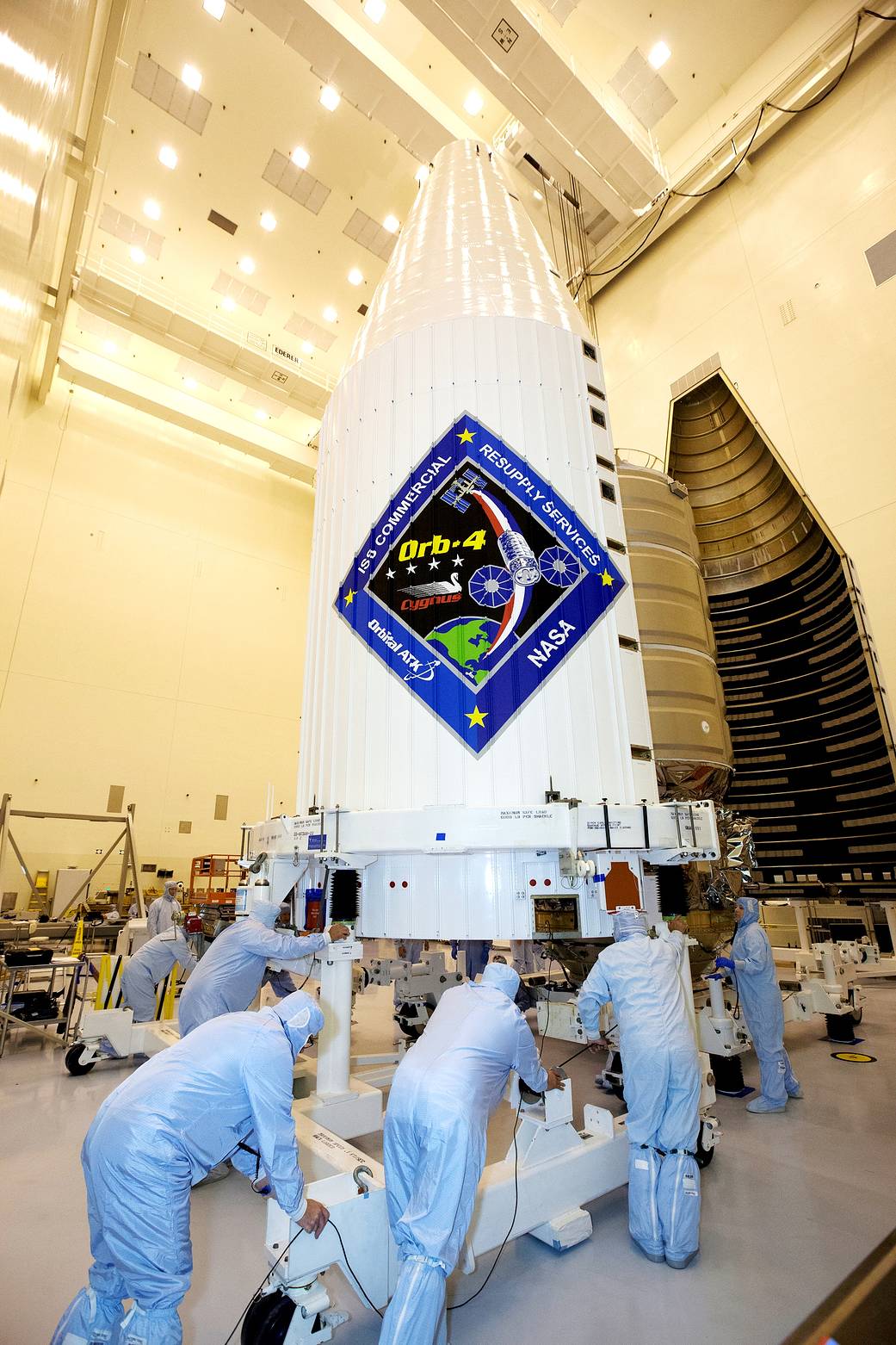Cygnus OA-4 Sealed in Payload Fairing