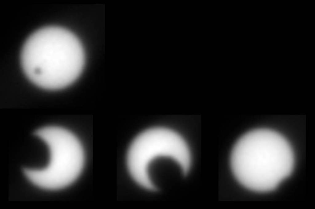Martian Moons Transit the Sun