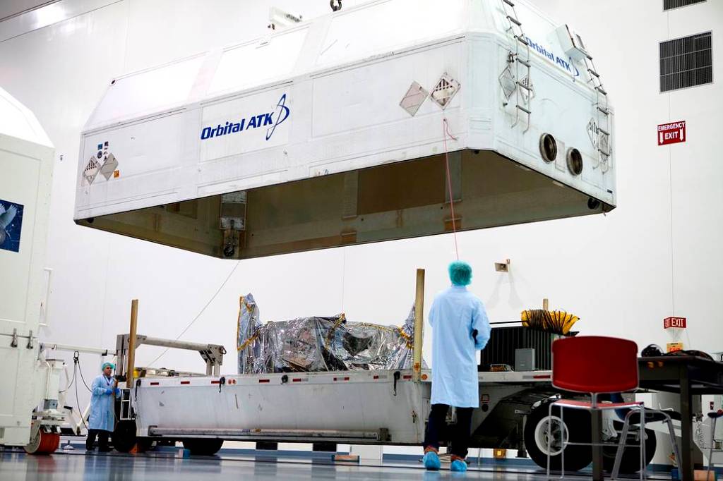 Orbital ATK Service Module Arrives at Kennedy Space Center