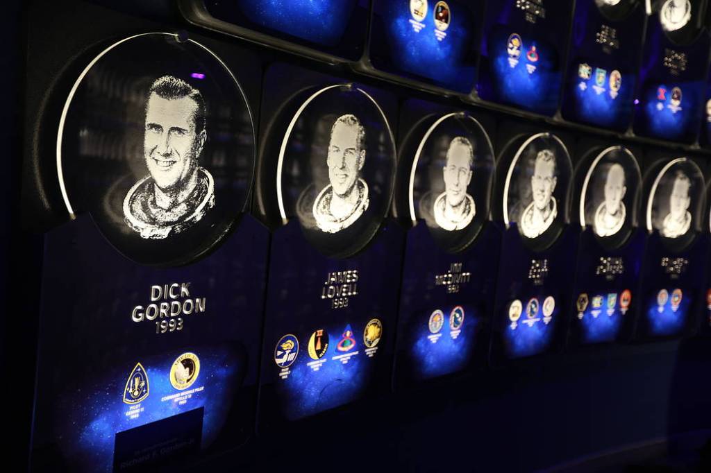 Dick Gordon’s Plaque at the U.S. Astronaut Hall of Fame