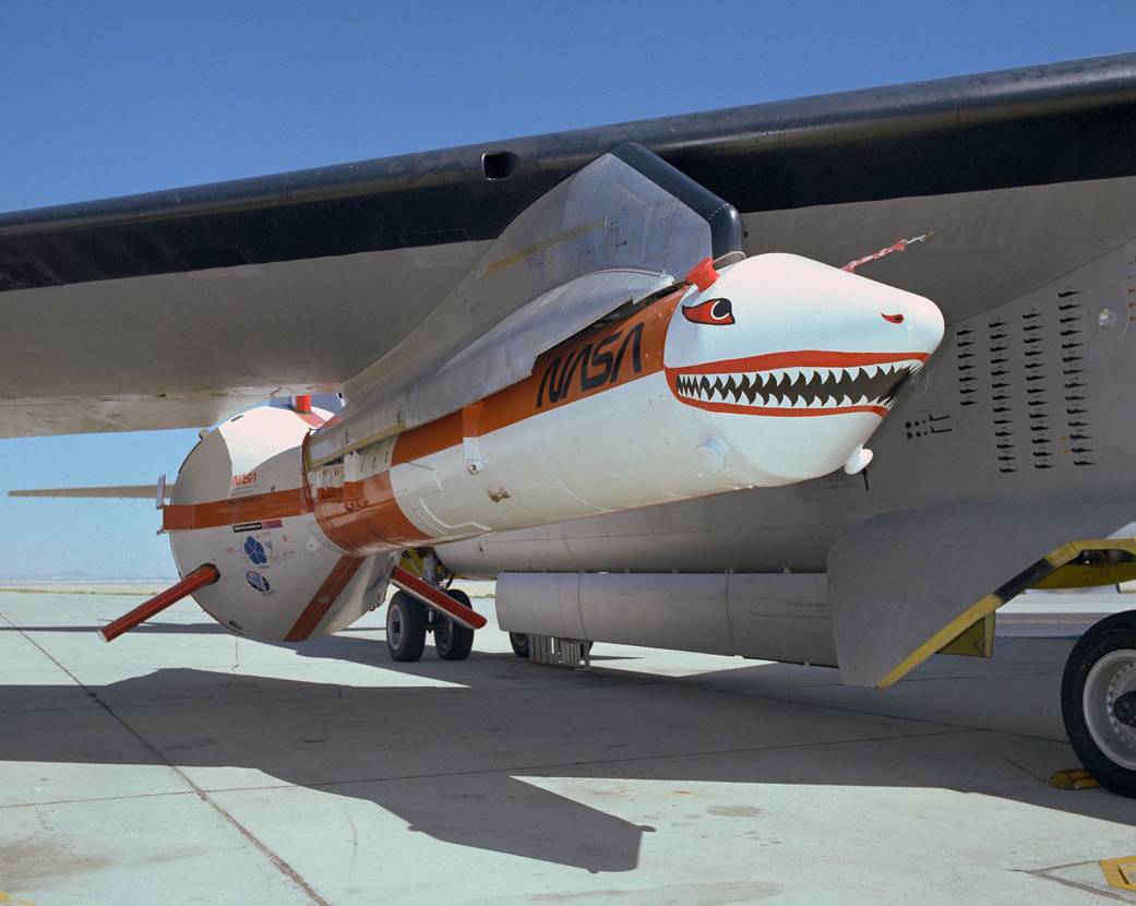 The first full 'design limit test' (max load) of the Solid Rocket Booster parachute was cancelled when the 48,000 pound dummy bo