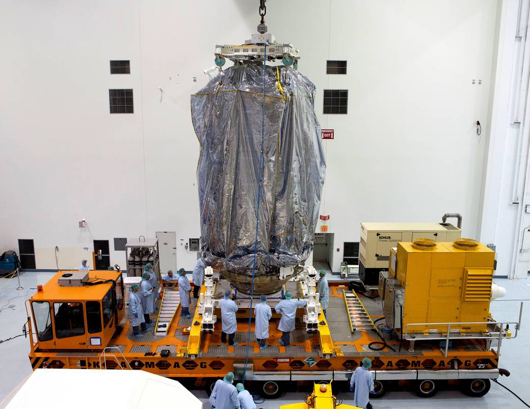Cygnus Spacecraft Prepared for Move