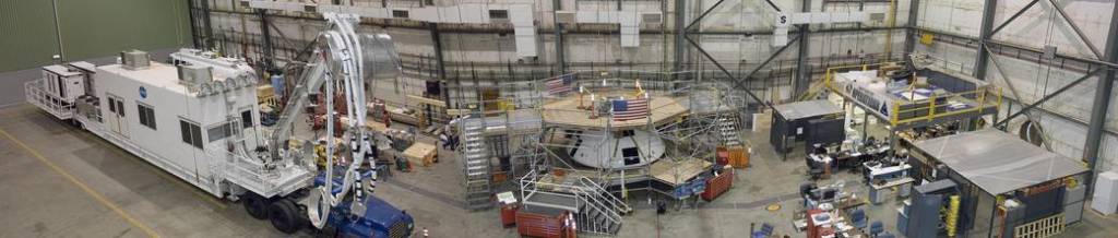 Panorama Image of Orion Crew Module