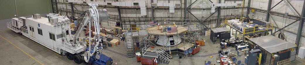 Panorama Image of Orion Crew Module