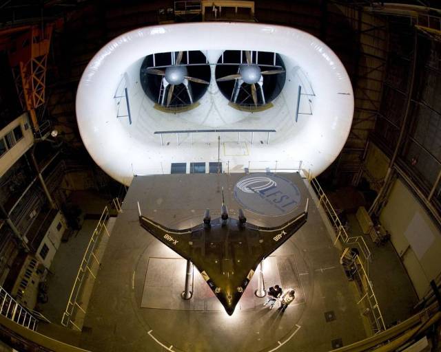 X-48B in Langley Wind Tunnel