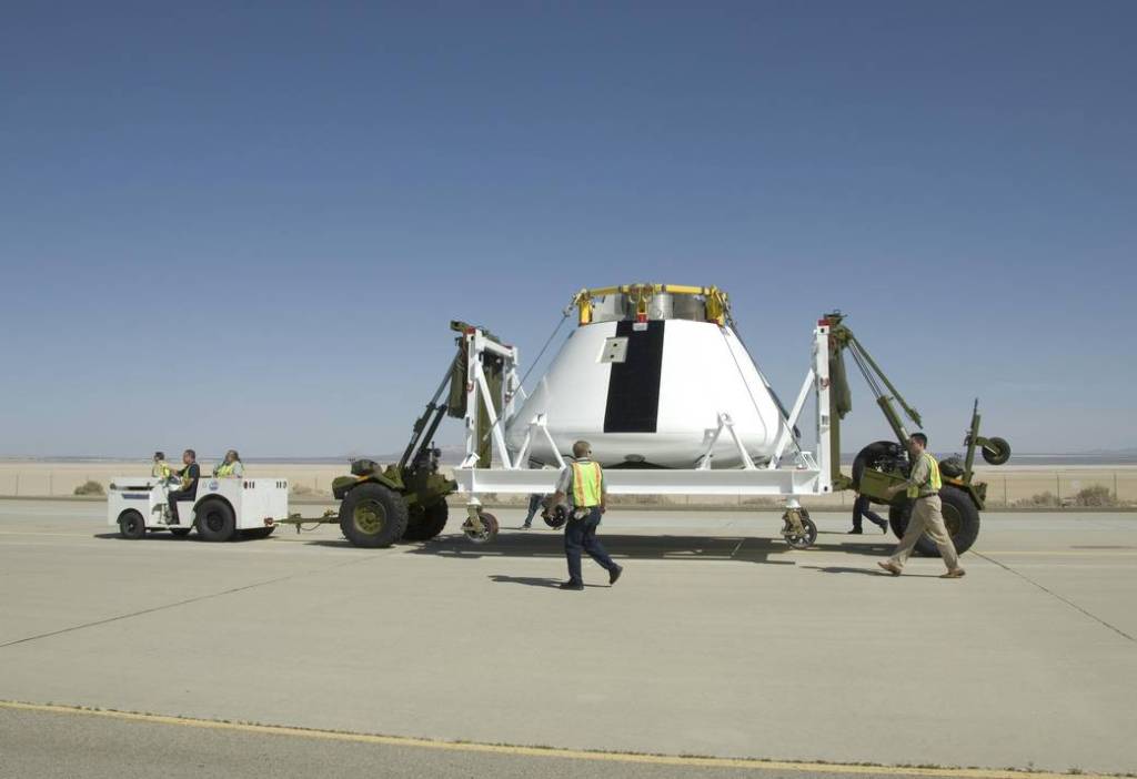 Full-Scale Abort Flight Test Crew Module Heads to its New Home