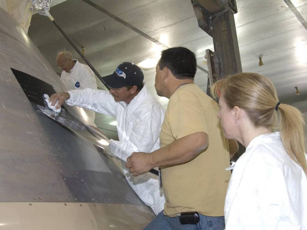 Prepping for Paint: Orion Crew Module