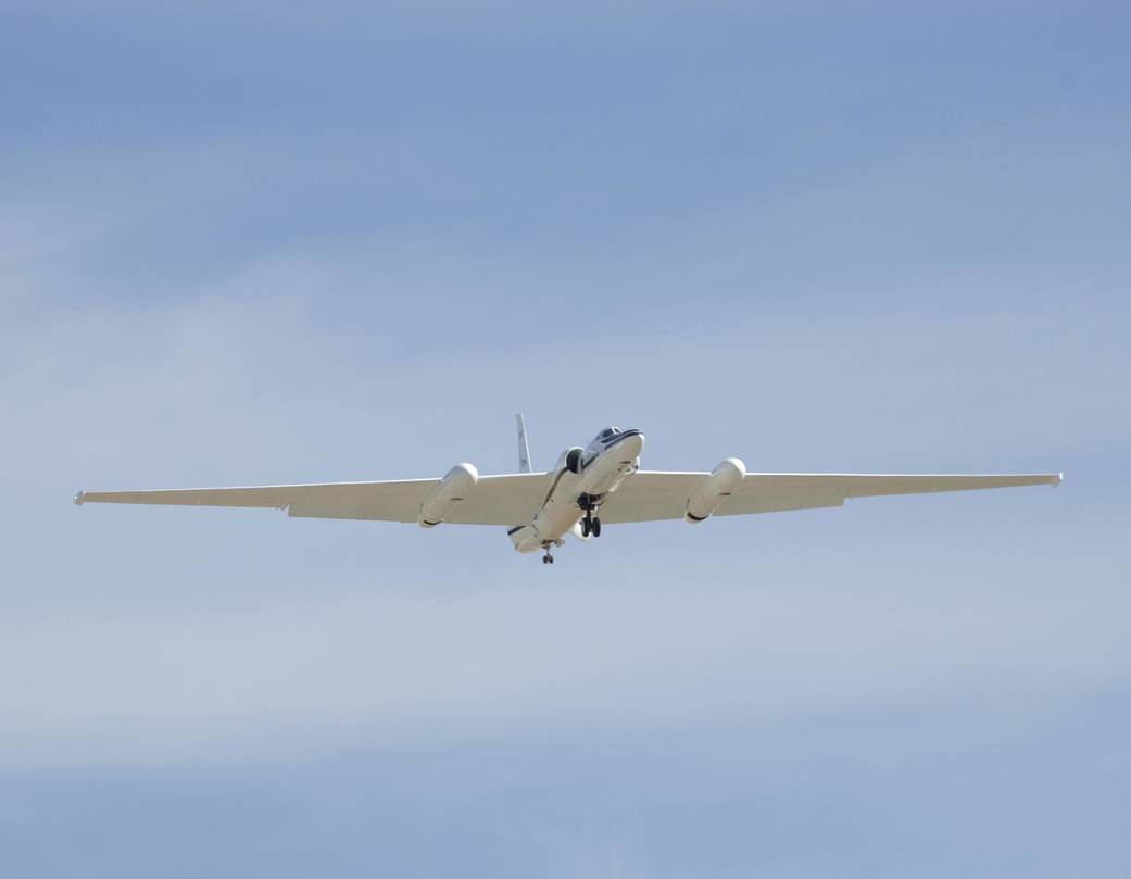 EAFB Open House Fly-by with NASA's ER-2