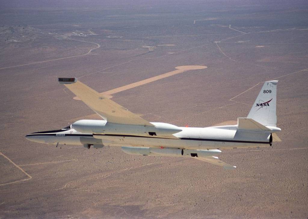 ER-2 Banks During Research Flight
