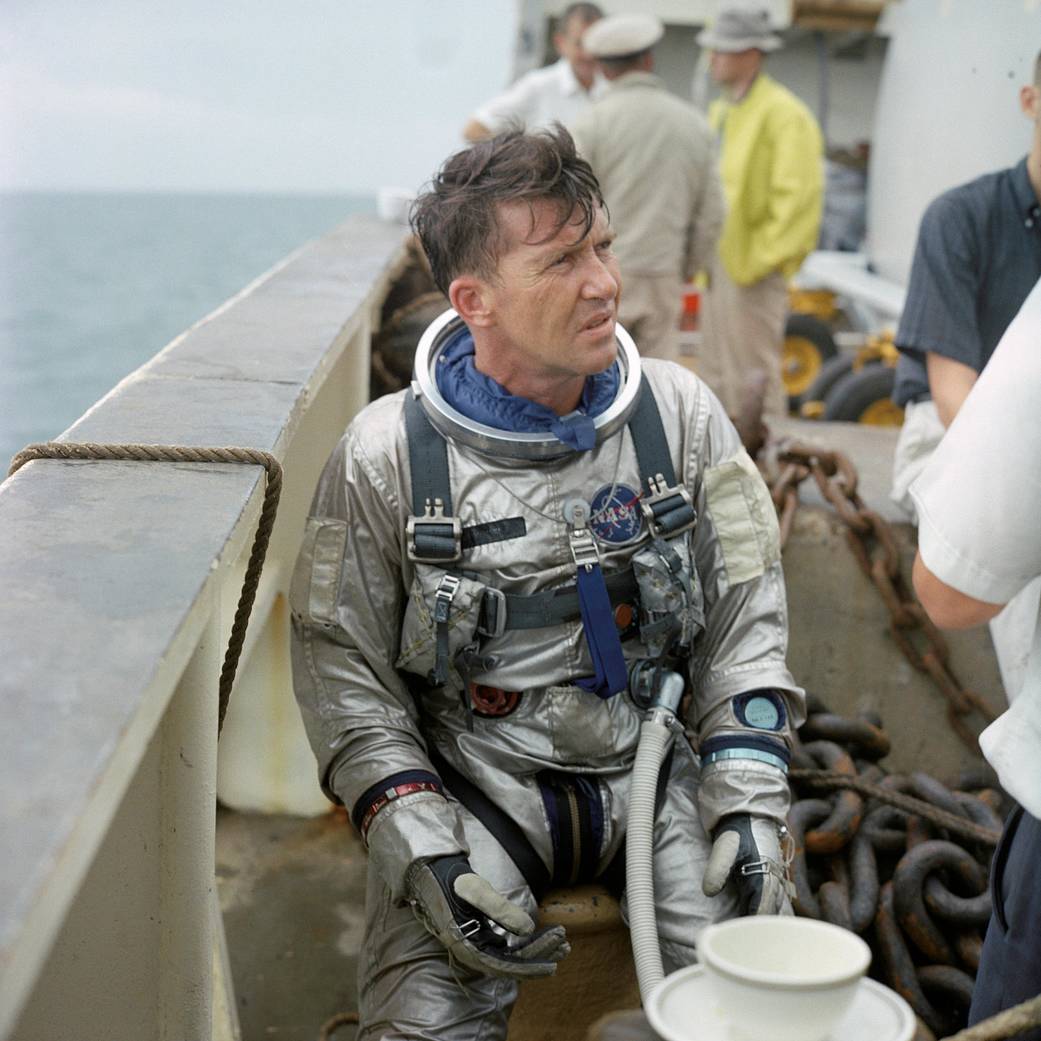Schirra is seen