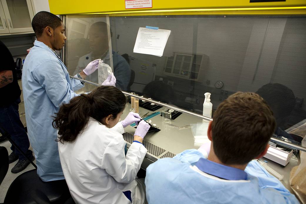 Veg-03 Experiment Prepared for SpaceX CRS-8