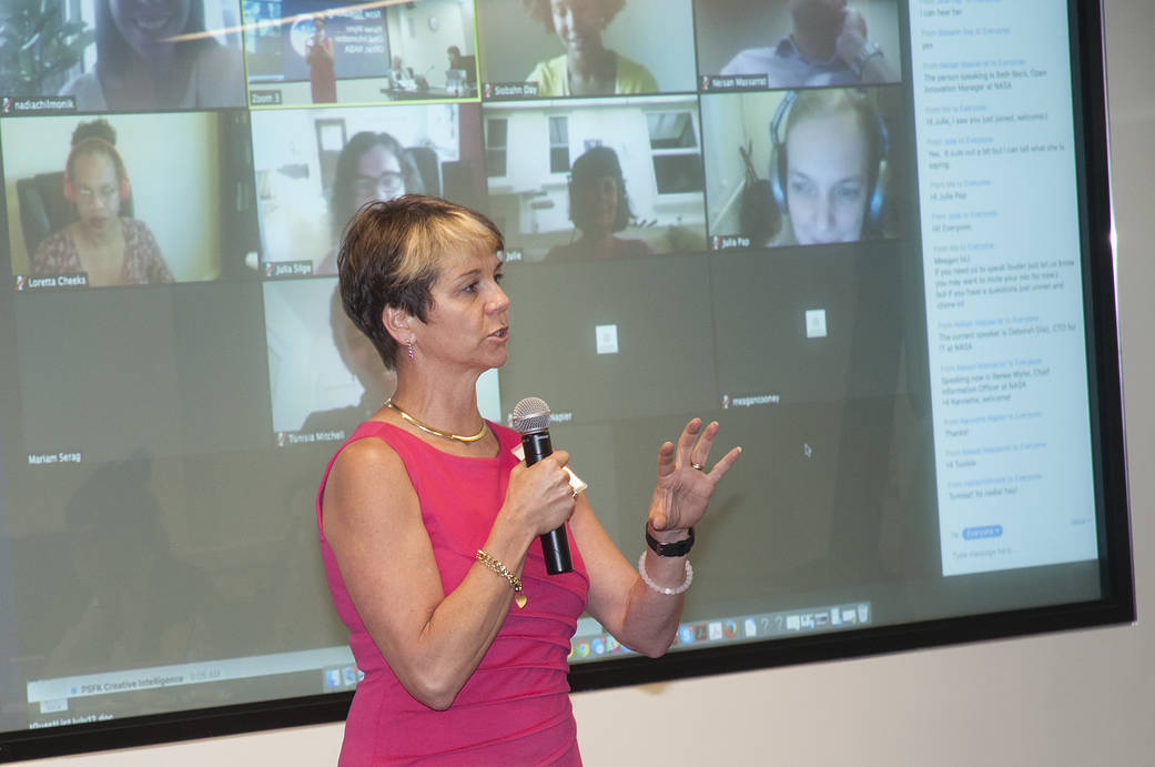 NASA CIO Renee Wynn addresses Datanauts