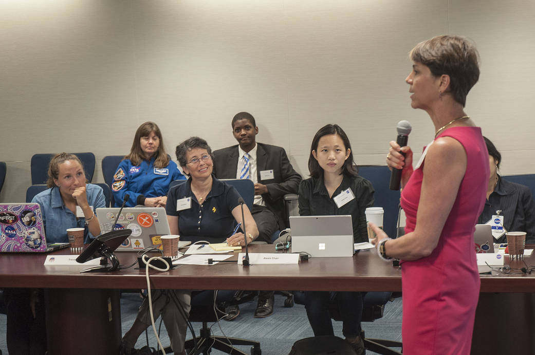 NASA CIO Renee Wynn addresses the Datanauts