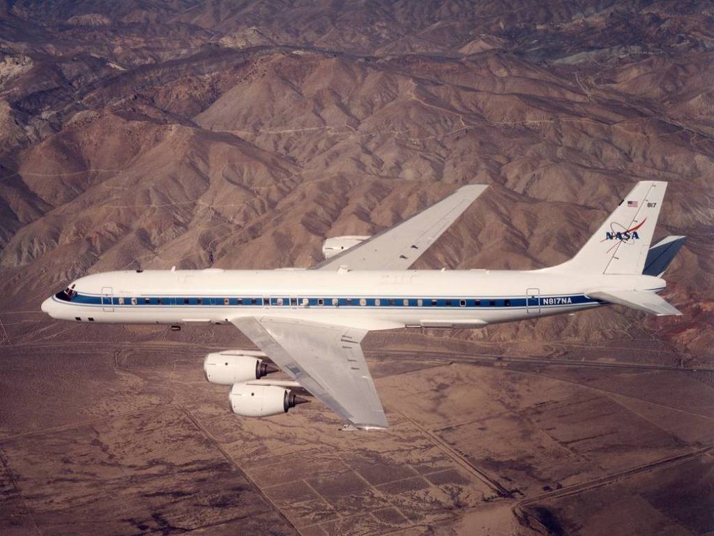 DC-8 Returns from AFWEX Deployment