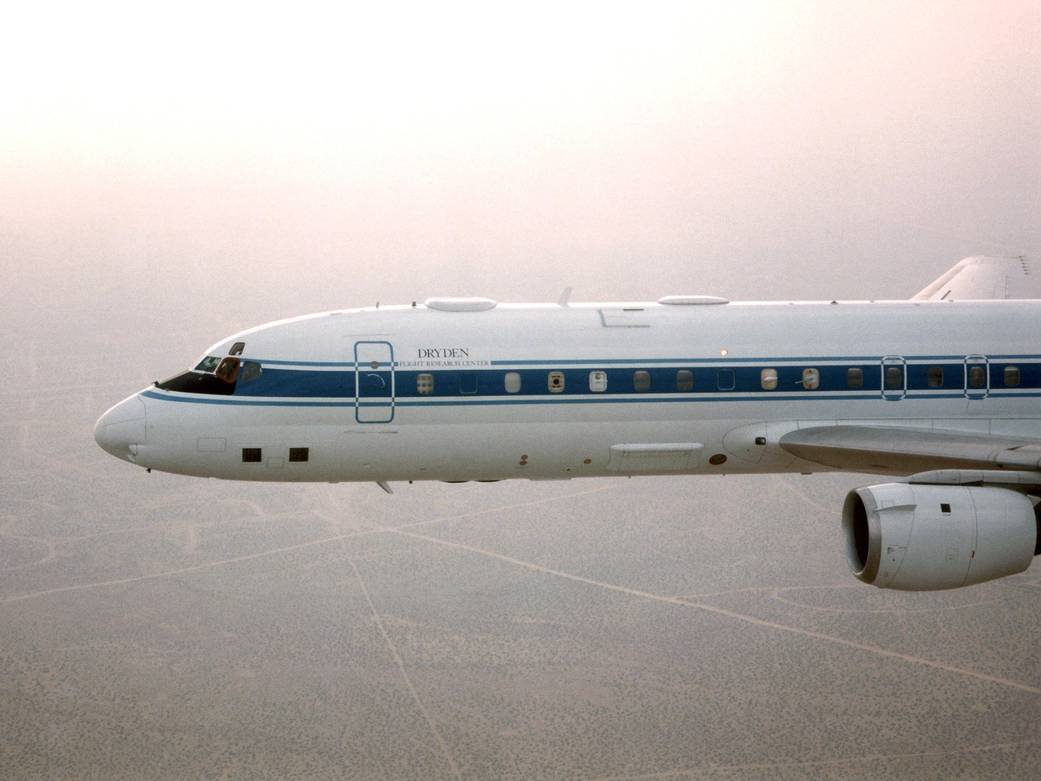 DC-8 Returns from AFWEX Deployment