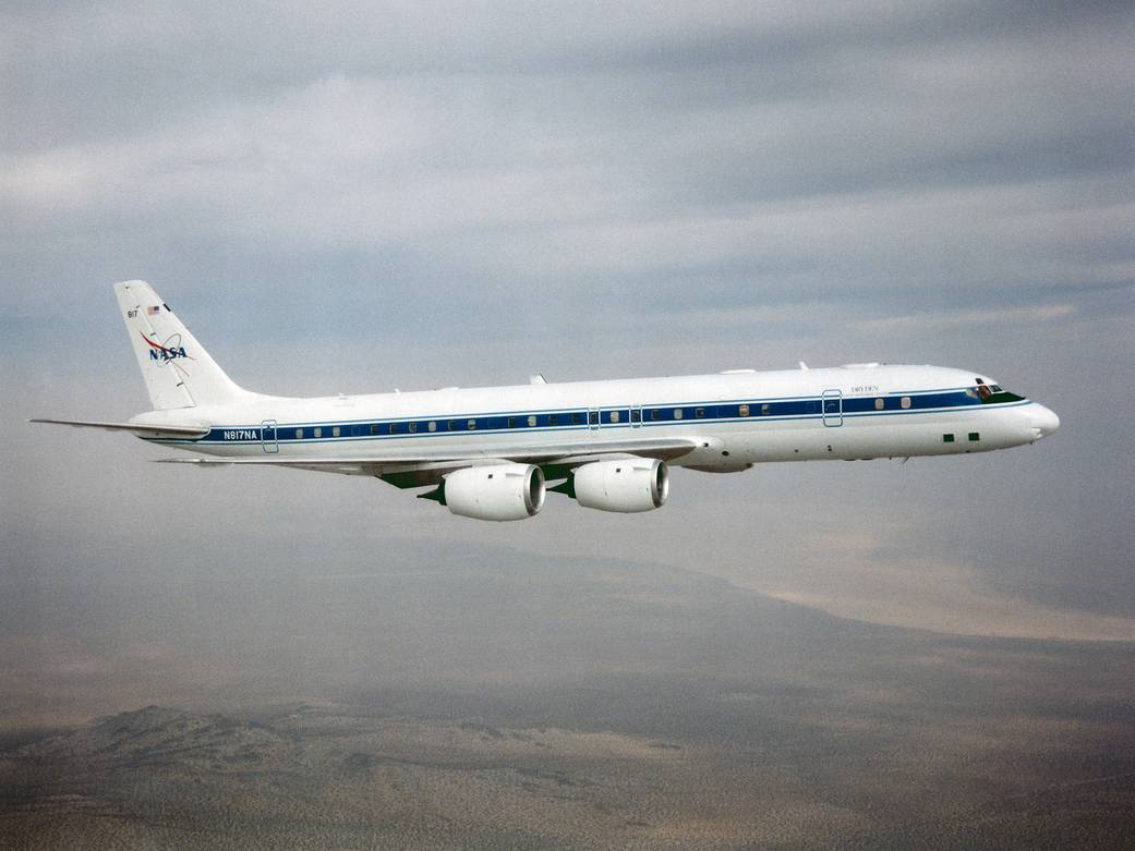 DC-8 Returns from AFWEX Deployment