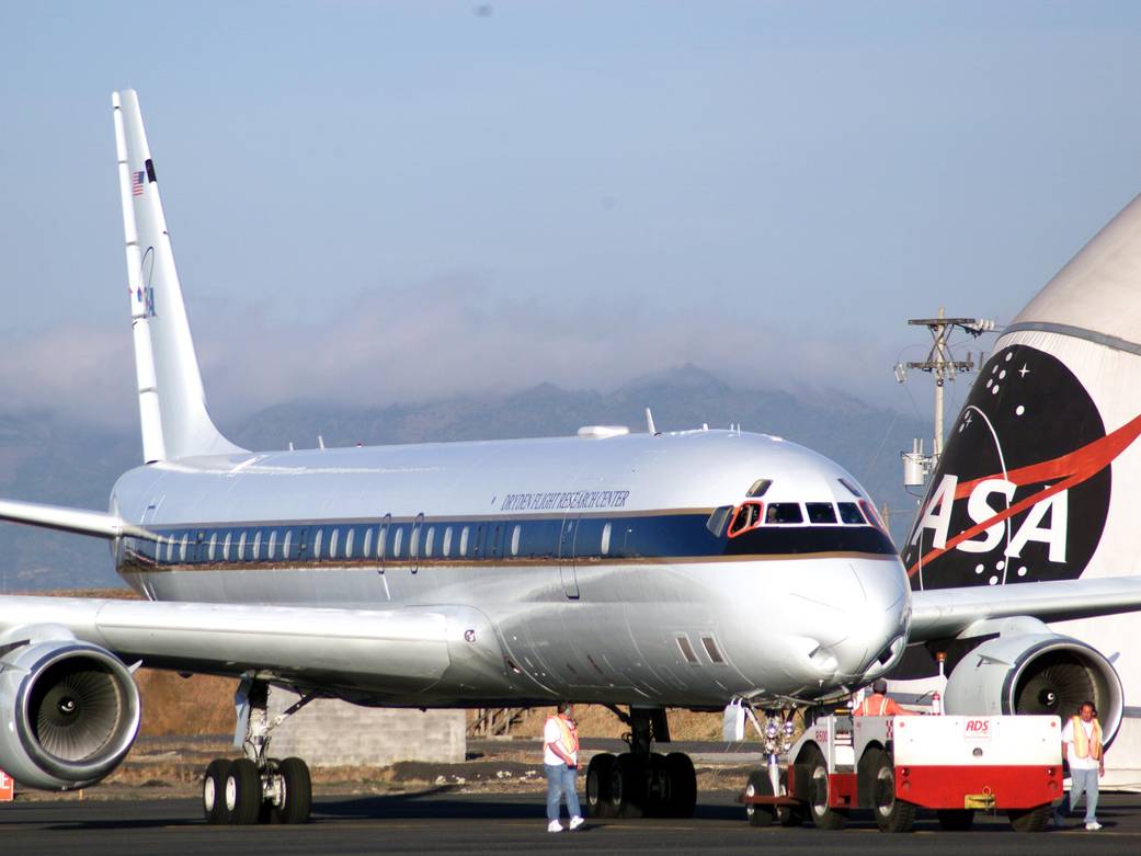DC-8 on the Ramp in Costa Rica