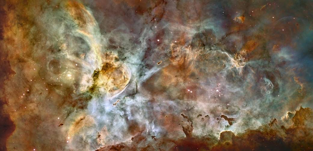 Dark Clouds of the Carina Nebula